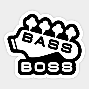 Bass player boss Sticker